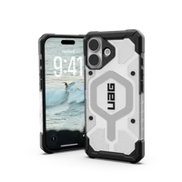 UAG Pathfinder Clear MagSafe Dėklas iPhone 17 - Baltas and Gray