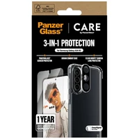 CARE by PanzerGlass Flagship 3in1 dėklas, stiklas ir objektyvo apsauga Samsung Galaxy A36 5G - skaidrus