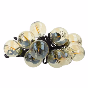 Forever Light LED Solar Garland SUNARI FLS-125 5,5m + 10 bulbs auksinis G40 IP44