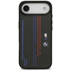 Dėklas telefonui BMW M Kevlar Lines & Logo MagSafe Case for iPhone Air - juodas