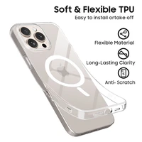 Tech-Protect FlexAir MagSafe iPhone 16e dėklas - skaidrus