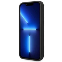 Dėklas telefonui Ferrari FEHCP14LSIBBK iPhone 14 Pro 6.1 - juodas silikoninis metalinis logotipas