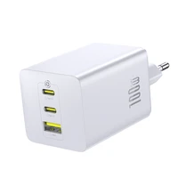 Baseus EnerFill FE11 2 x USB-C / USB-A 100W sieninis įkroviklis - baltas