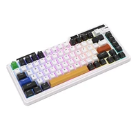 Royal Kludge KZZI K75 pro RGB belaidė mechaninė klaviatūra, Eternity jungiklis (juoda ir balta) (QWERTY)