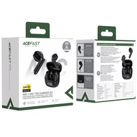 Belaidės ausinės Acefast W2 ANC juodos