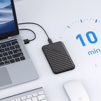 "Orico 25PW1-U3" 2,5 colių HDD/SSD USB 3.0 Micro-B 5Gb/s disko kasetė - juoda