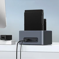 "Orico 6656C3-C" 5 lizdų prijungimo stotelė su neprisijungusio klonavimo funkcija 2,5"/3,5" SATA HDD/SSD - pilka