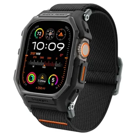 Spigen Lite Fit Pro dėklas su dirželiu Apple Watch Ultra 1 / 2 (49mm) - matinė juoda