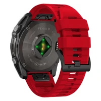 Tech-Protect Silikono linijos diržas Garmin Fenix 5X / 5X Plus / 6X / 6X Pro / 7X / 8 (51 mm) - raudonas