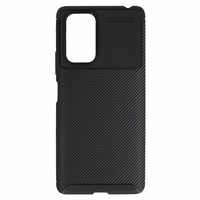 Tel Protect Carbon Elite dėklas telefonui Xiaomi Redmi Note 10 Pro/Note 10 Pro Max juodas