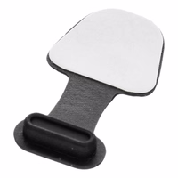 Lightning įkrovimo lizdo dangtelis su laikikliu juodas