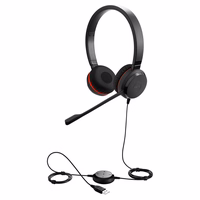 Jabra Jabra Evolve20 Stereo MS USB-A - ausinės, laidinės (juodos)