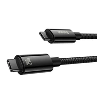 Baseus kabelis Tungsten PD USB-C - USB-C 1,0m juodas 240W