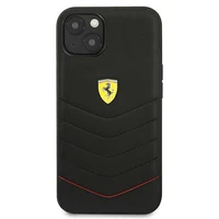 Ferrari FEHCP13SRQUK iPhone 13 mini 5.4 kietasis dėklas juodas Off Track Quilted