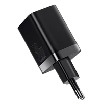 Įkroviklis Baseus Super Si Pro 30W USB-C/USB-A juodas CCSUPP-E01