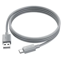 Kabelis USB-A į USB-C Hoco 3A 1 m X107 pilkas