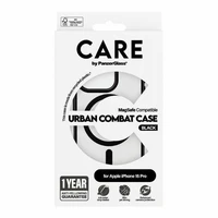 CARE by PanzerGlass Urban Combat Magnetinis dėklas telefonui iPhone 15 Pro - juodas