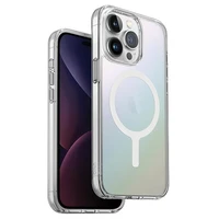 Uniq LifePro Xtreme Magclick Dėklas telefonui su įkrovimu iPhone 15 Pro - vaivorykštinis