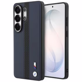 BMW Perforated Stripe Logo MagSafe Dėklas for Samsung Galaxy S26 Ultra - tamsiai mėlynas