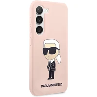 Karl Lagerfeld KLHCS23SSNIKBCP S23 S911 silikoninis dėklas rožinis Ikonik