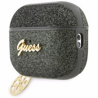 Guess GUAP2GLGSHA ausinių dėklas (m) - žalias Glitter Flake 4G Charm Collection