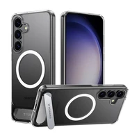 Torras Pstand Series dėklas telefonui Samsung S25+ (skaidrus)