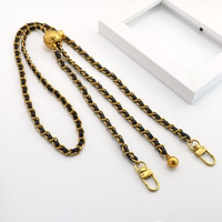 Telefono raištis G-14 juodas-auksinis