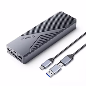 Orico CNM2-G20 M.2 NVME USB-C 3.2 20Gb/s diskų įrenginys - pilkas