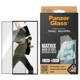 PanzerGlass itin platus apsauginis stiklas su D3O® su aplikatoriumi Samsung Galaxy S24 Ultra