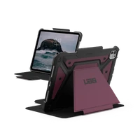 UAG Metropolis SE dėklas su stovu ir Apple Pencil laikikliu iPad Pro 11" 2024 - raudonas