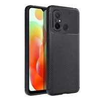 Dėklas telefonui CARBON PREMIUM XIAOMI Redmi 12C juodas