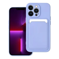 Kortelių dėklas telefonui IPHONE 13 Pro violetinis