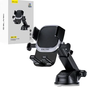 Blavec Automobilio laikiklis BH-12 prie priekinio stiklo / prietaisų skydo (BH12-WSB) juodas