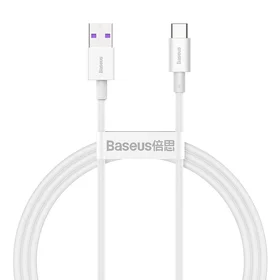 USB kabelis Baseus Superior iš USB į Type-C 66W 1.0m baltas CATYS-02