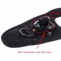 "Puluz" apyrankė su sporto kameros laikikliu (įskaitant "Ace Pro 2", "Osmo Action 5 Pro")