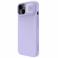 Dėklas Nillkin CamShield Silky Magnetic Silicone Apple iPhone 14 Plus šviesiai violetinis