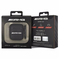 AMG AMA2SLWK AirPods dėklas juoda/juoda oda