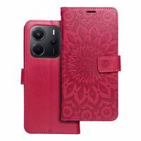 MEZZO knygos dėklas XIAOMI Redmi Note 14 5G mandala purpurinė