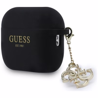Guess Silikoninis 4G Charm Dėklas for AirPods Pro 3 - juodas