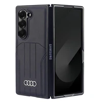 Audi dirbtinės odos magnetinis dėklas Samsung Galaxy Z Fold 6 - juodas