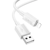 Kabelis USB-A į Lightning Hoco 2,4A 1 m X107 baltas