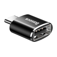 Adapteris Baseus USB-A to Type-C OTG juodas CATOTG-01