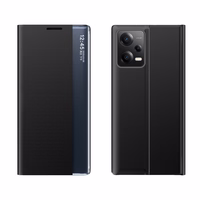 New Sleep dėklas Xiaomi Redmi Note 12 5G / Poco X5 5G su stovu juoda