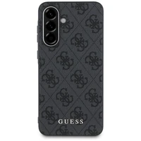 Guess 4G Metal Gold Logo dėklas telefonui Samsung Galaxy A36 - juoda