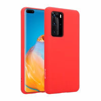 Crong Color Cover dėklas Huawei P40 Pro (raudonas)