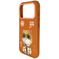 Nimmy Cool&Cute 2.0 Cat deklas iPhone 17 Pro Max - oranzinis