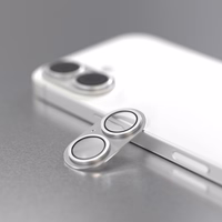 Etteri full camera lens guard for iPhone 17 žalias