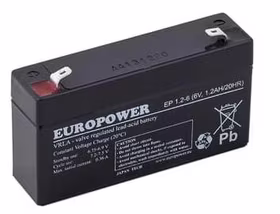 Europower EMU baterija 6V 4.5Ah VRLA EP4.5-6