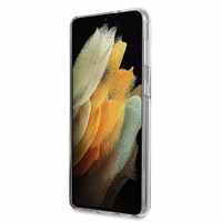 Karl Lagerfeld Choupette Fun dėklas Samsung Galaxy S21+ - Rožinis