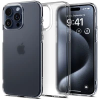 Spigen Ultra Hybrid dėklas telefonui iPhone 15 Pro - skaidrus matinis